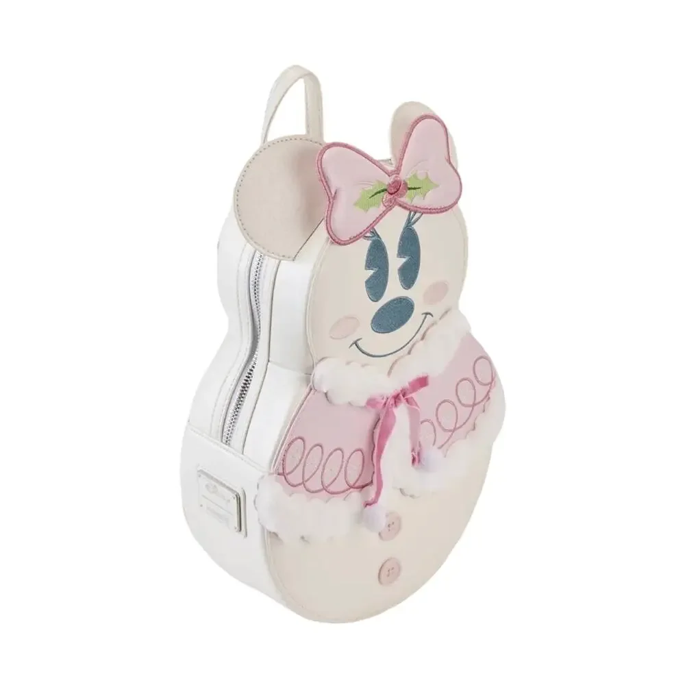 Minnie Mouse Pastel Snowman Mini Backpack
